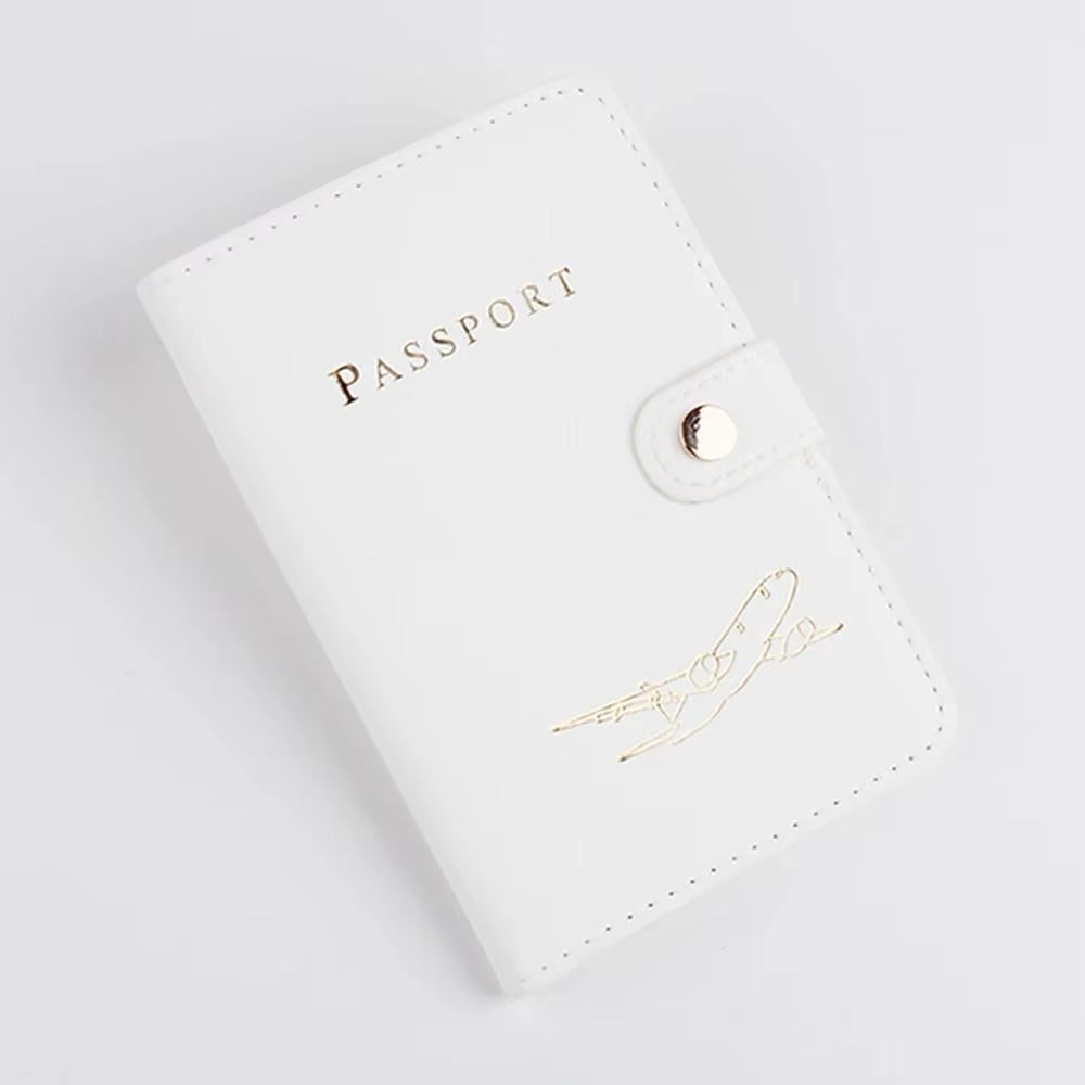 PU Leather Travel Passport Cover Fashion 2023 New Women Passport Holder Case for Men Travel Document Credit Card Case