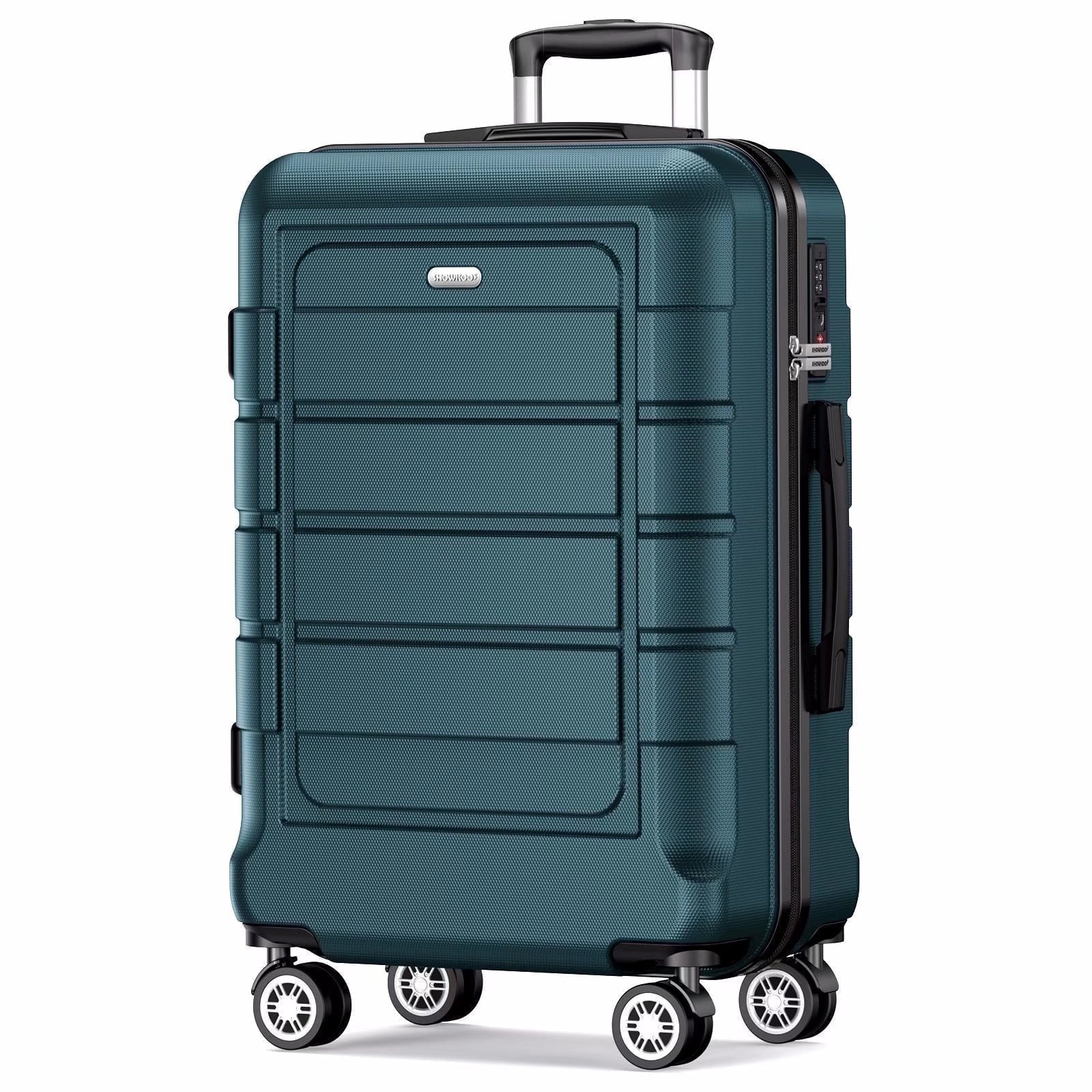 Hardside 28 Inch Checked Luggage with Ergonomic Handles and TSA Lock, Travel Suitcase with Spinner Wheel