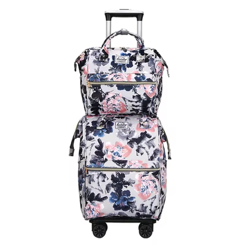 2020 Carry on Hand Luggage Travel Luggage Bag Sets Women Rolling Luggage Bag Women Travel Trolley Bags Wheels Wheeled Backpack