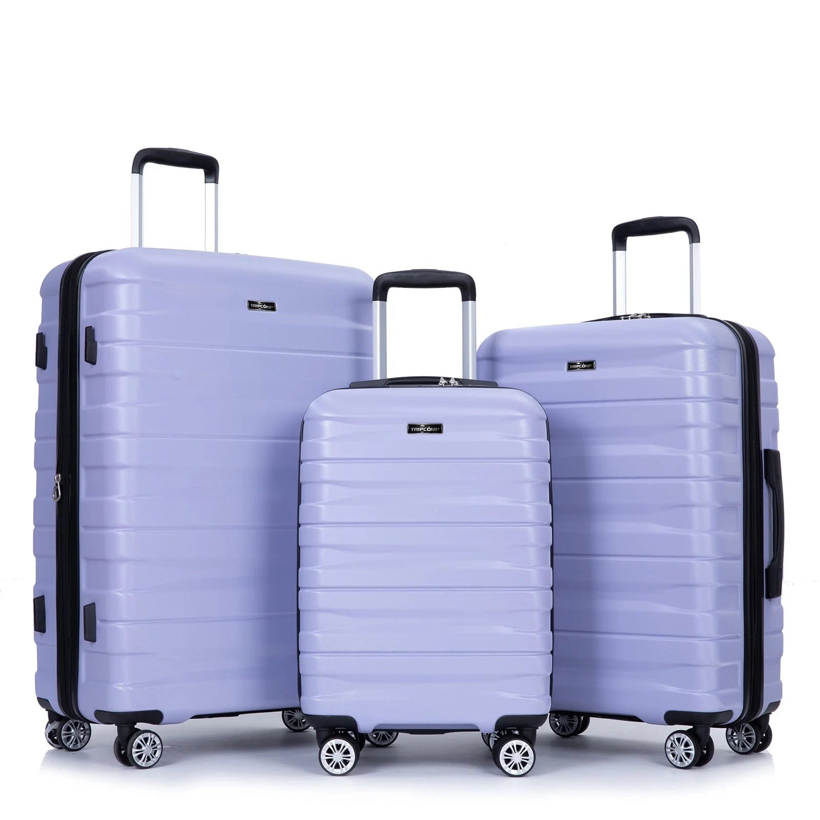 Hardside Luggage Set,Carry-On,Lightweight Suitcase Set of 3Piece with Spinner Wheels,Tsa Lock,21Inch/25Inch/29Inch(Purple)