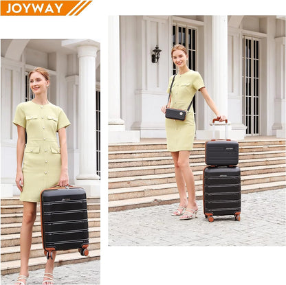 - 5 Luggage Sets PP Hardside Spinner Luggage - (20", 24", 28")