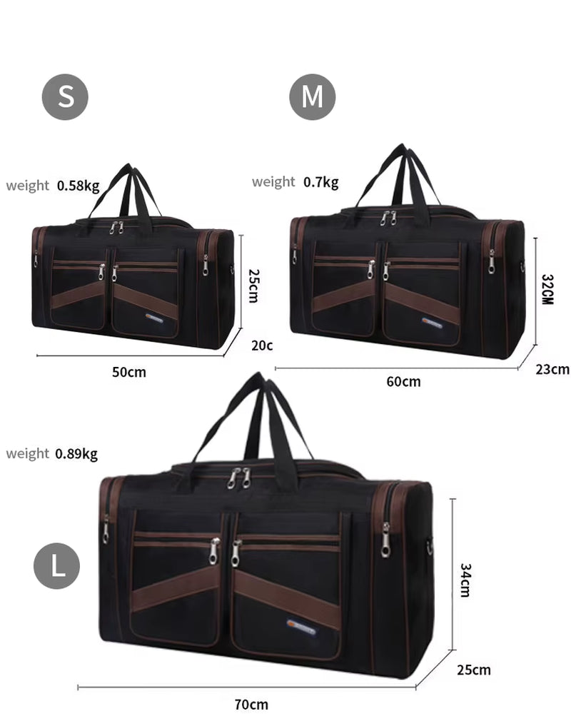 Oxford Waterproof Large Capacity Men Travel Bags Hand Luggage Big Travel Bag Business Bag Travel