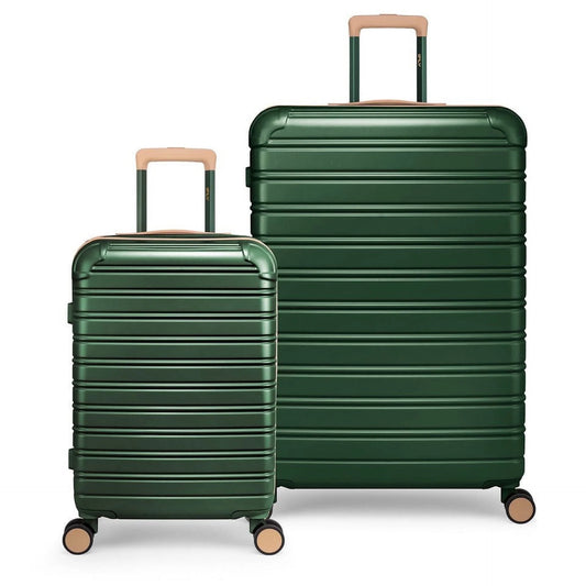 Hardside Fibertech Limited Edition 2-Piece Set, 20" Carry-On and 28" Checked Luggage, Evergreen