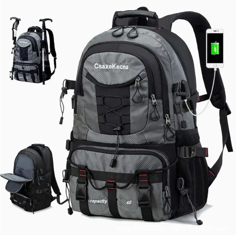 Large Capacity Men'S Mountaineering Backpack Travel Backpack