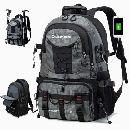 Large Capacity Men'S Mountaineering Backpack Travel Backpack