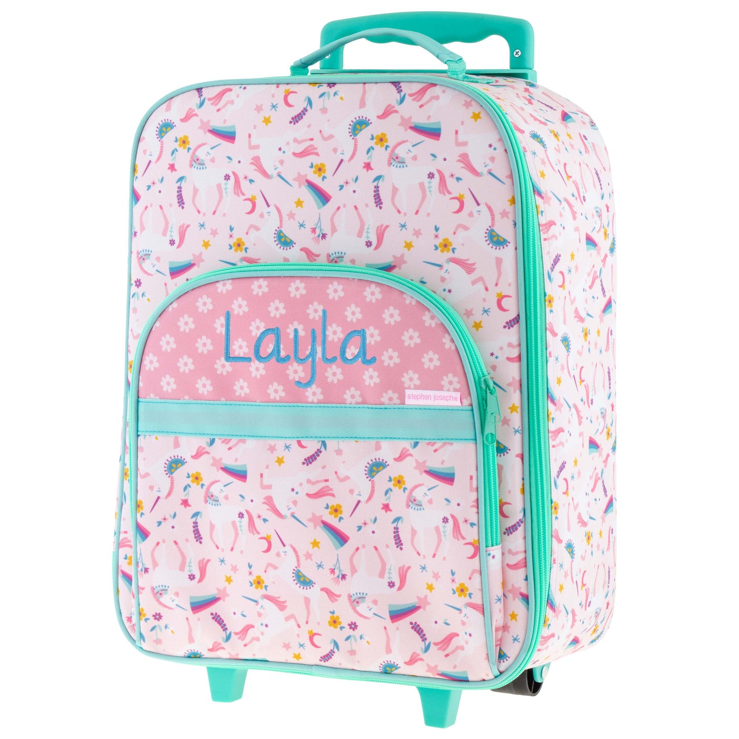 , Rolling Luggage, Carry on Luggage for Kids, Expandable, Unicorn