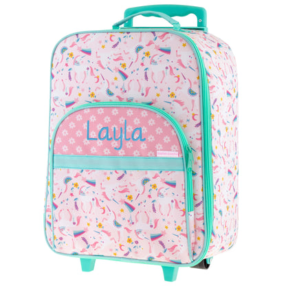 , Rolling Luggage, Carry on Luggage for Kids, Expandable, Unicorn