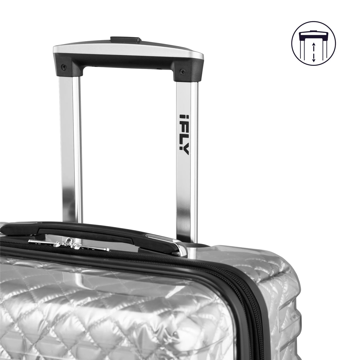 Hardside Spectre versus Clear Carry-On Lugagge, 20", Silver