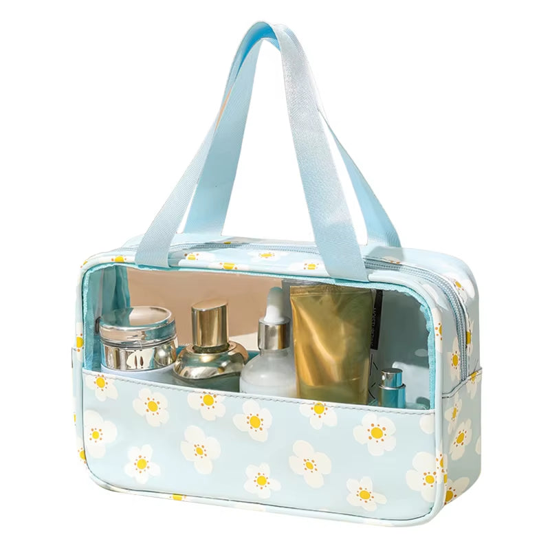 Transparent Toiletry Packaging Travel Cosmetic Bag Waterproof Travel Bag Toiletry Bags Portable Travel Business Beach Bags