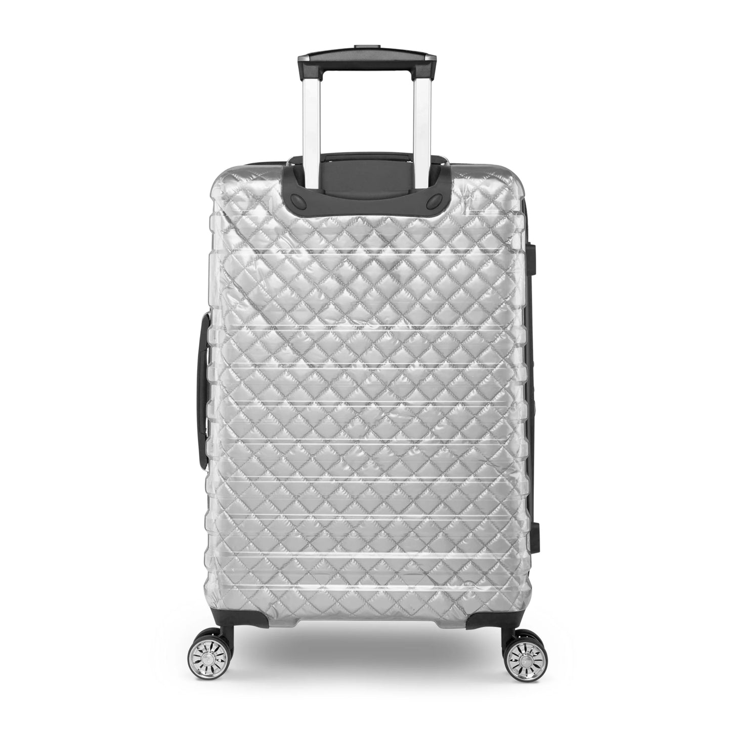 Hardside Spectre versus Clear Carry-On Lugagge, 20", Silver