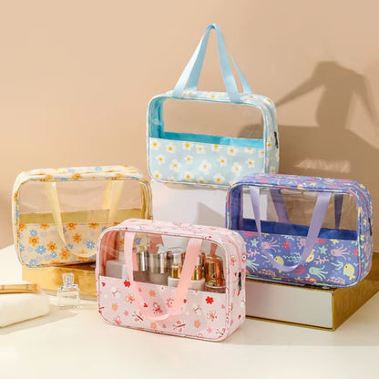 Transparent Toiletry Packaging Travel Cosmetic Bag Waterproof Travel Bag Toiletry Bags Portable Travel Business Beach Bags