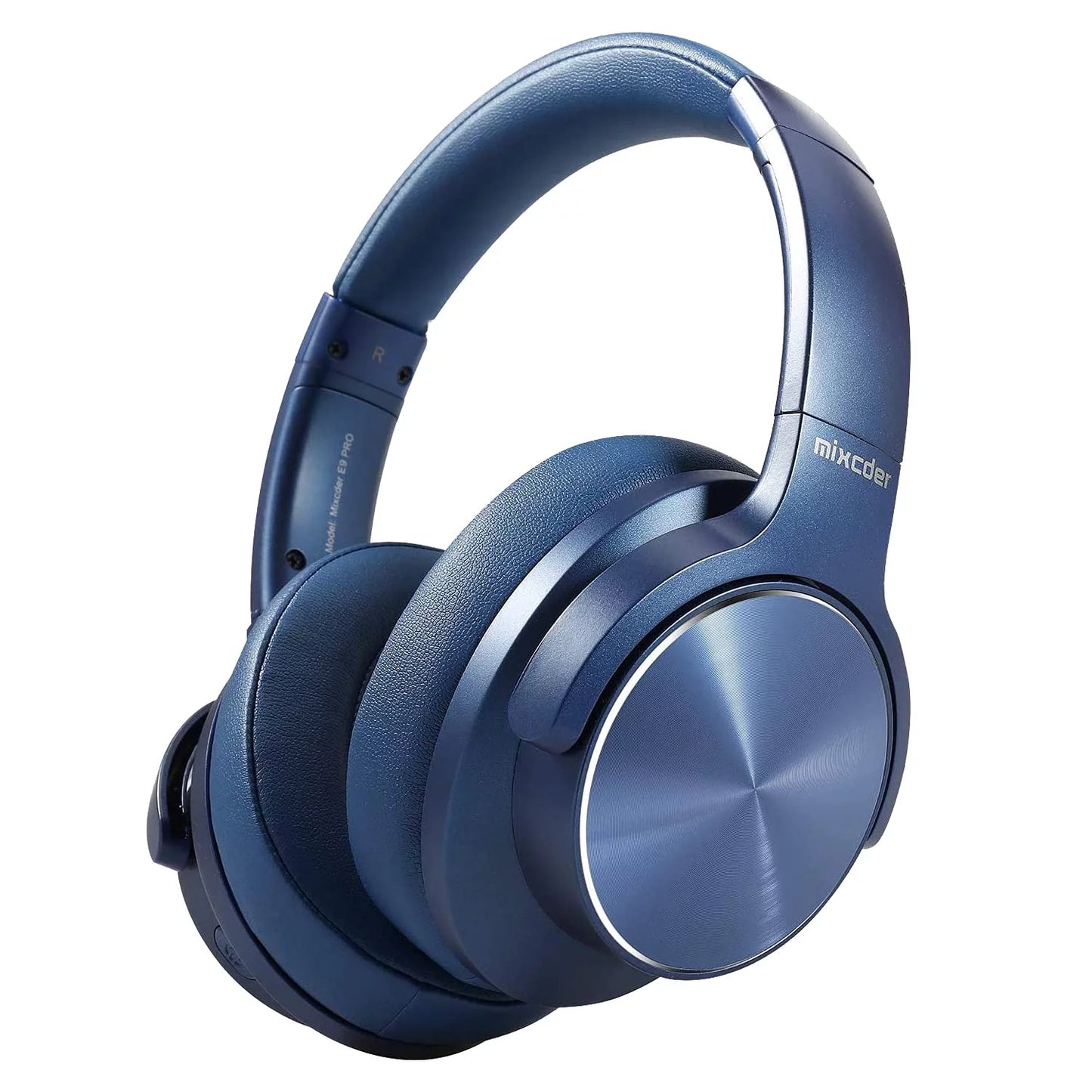 E9 Noise Cancelling Headphones,Wireless Bluetooth over Ear Headphones with Microphone,Aptx HD - Blue