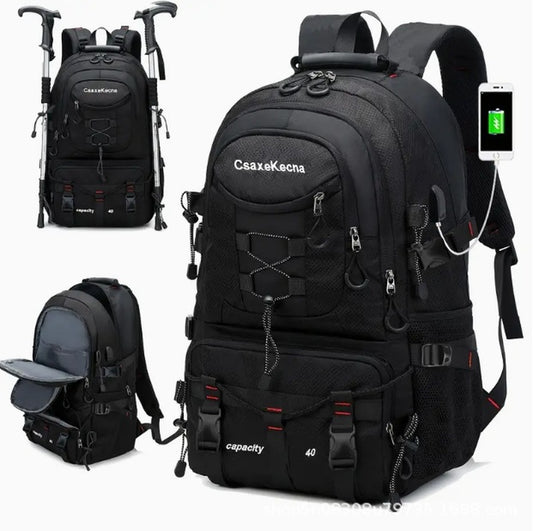 Large Capacity Men'S Mountaineering Backpack Travel Backpack