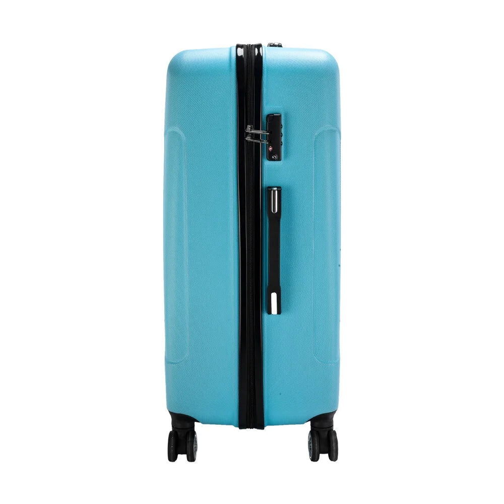 3Pcs Traveling Luggage Set, Portable Large Capacity Luggage Bags for Travel, Rolling Storage Suitcase, Blue, 20"+24"+28"