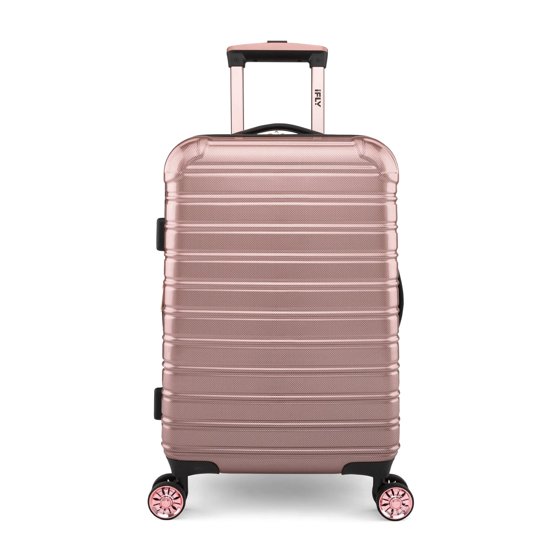 Hardside Fibertech Luggage 20" Carry-On Luggage, Rose Gold