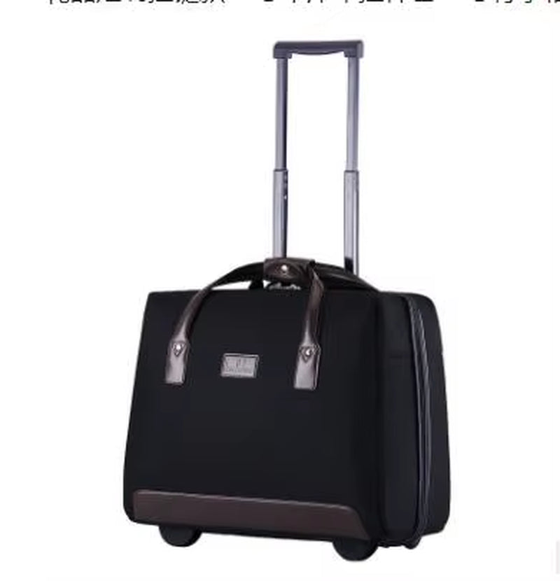 Women Carry on Hand Luggage Bag Trolley Bag with Wheels Rolling Luggage Bag Cabin Travel Bag Wheels Travel Luggage Suitcase