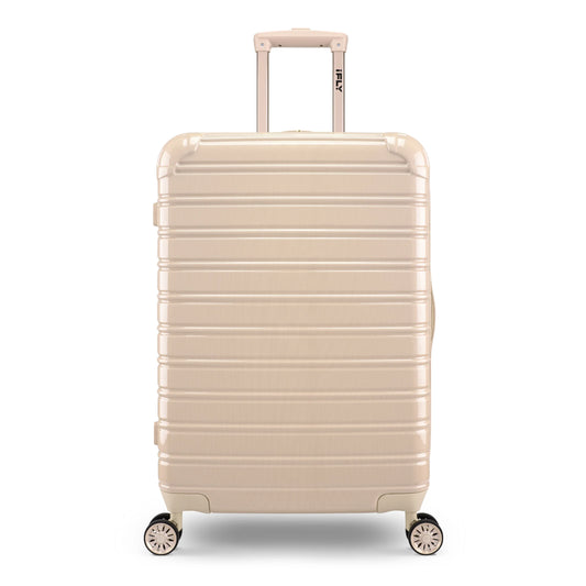 Hardside Fibertech Luggage 24" Checked Luggage, Champagne