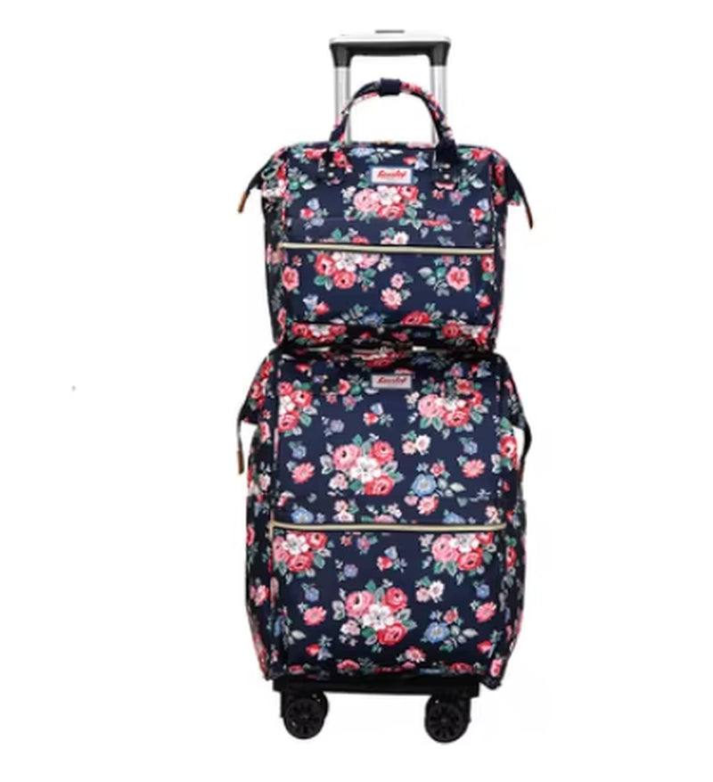 2020 Carry on Hand Luggage Travel Luggage Bag Sets Women Rolling Luggage Bag Women Travel Trolley Bags Wheels Wheeled Backpack