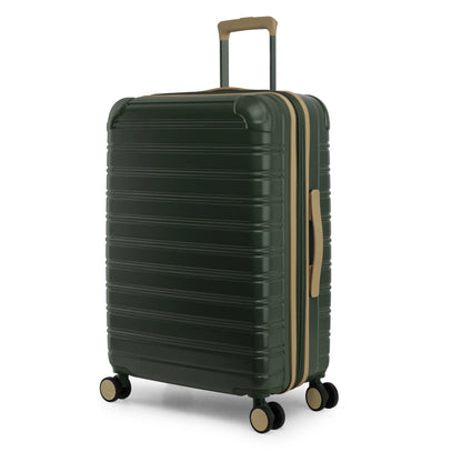 Hardside Fibertech Limited Edition Collection Checked Luggage, 28", Evergreen