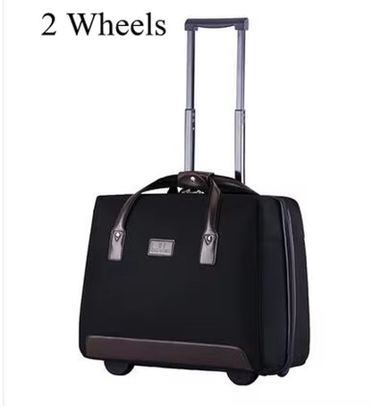 Women Carry on Hand Luggage Bag Trolley Bag with Wheels Rolling Luggage Bag Cabin Travel Bag Wheels Travel Luggage Suitcase