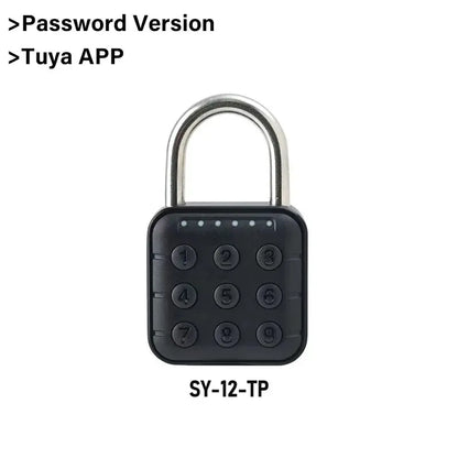 Electronic Lock Tuya Bluetooth Fingerprint Padlock Digital Luggage Lock APP Temporary Password Remotely IP67 Decompression Toys