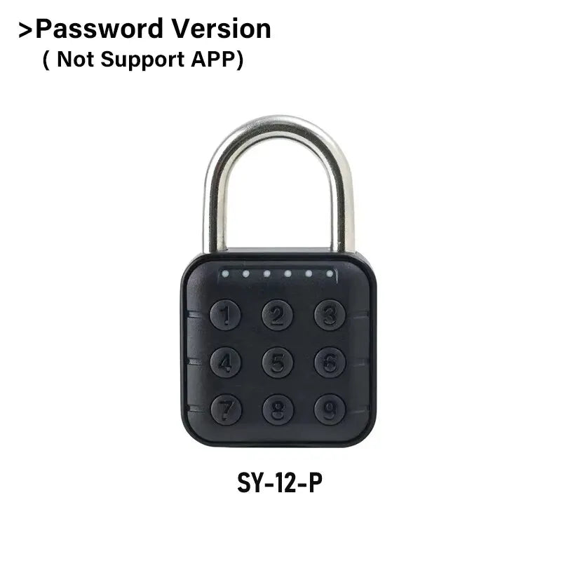 Electronic Lock Tuya Bluetooth Fingerprint Padlock Digital Luggage Lock APP Temporary Password Remotely IP67 Decompression Toys