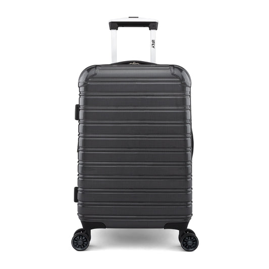 Hardside Fibertech Luggage 20" Carry-On Luggage, Black