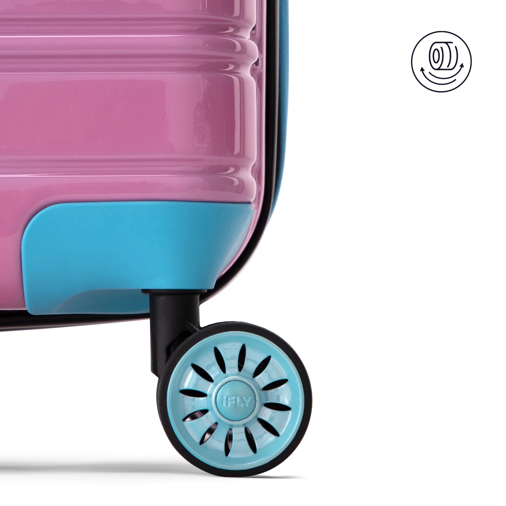 Hardside Fibertech Luggage 28" Checked Luggage, Cotton Candy