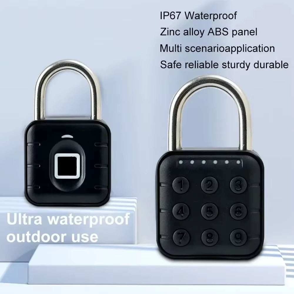 Xiaomi  Electronic Lock Bluetooth Fingerprint Padlock Digital Luggage Lock APP Temporary Password Remotely IP67 Waterproof