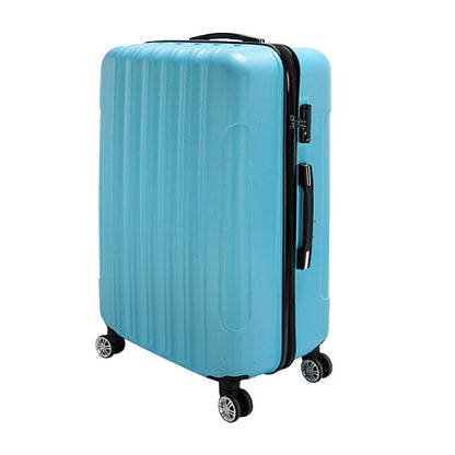 3Pcs Traveling Luggage Set, Portable Large Capacity Luggage Bags for Travel, Rolling Storage Suitcase, Blue, 20"+24"+28"