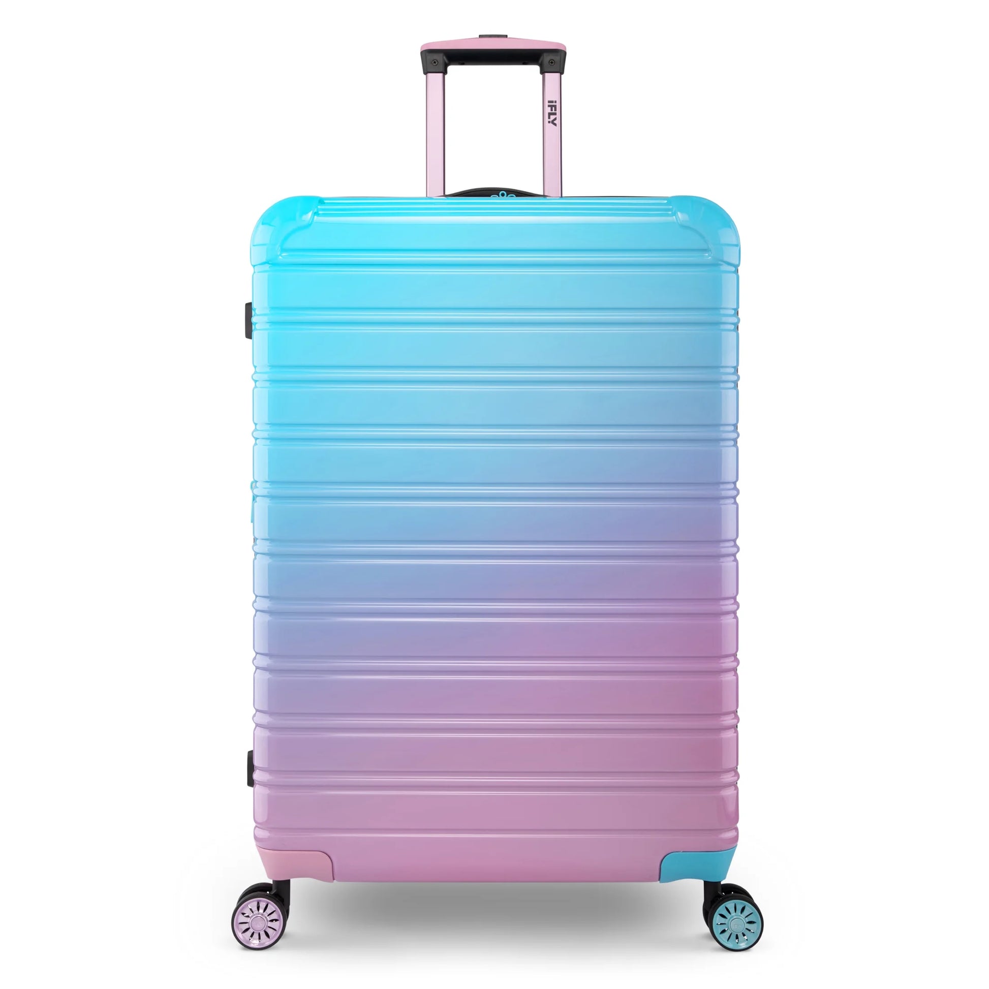 Hardside Fibertech Luggage 28" Checked Luggage, Cotton Candy