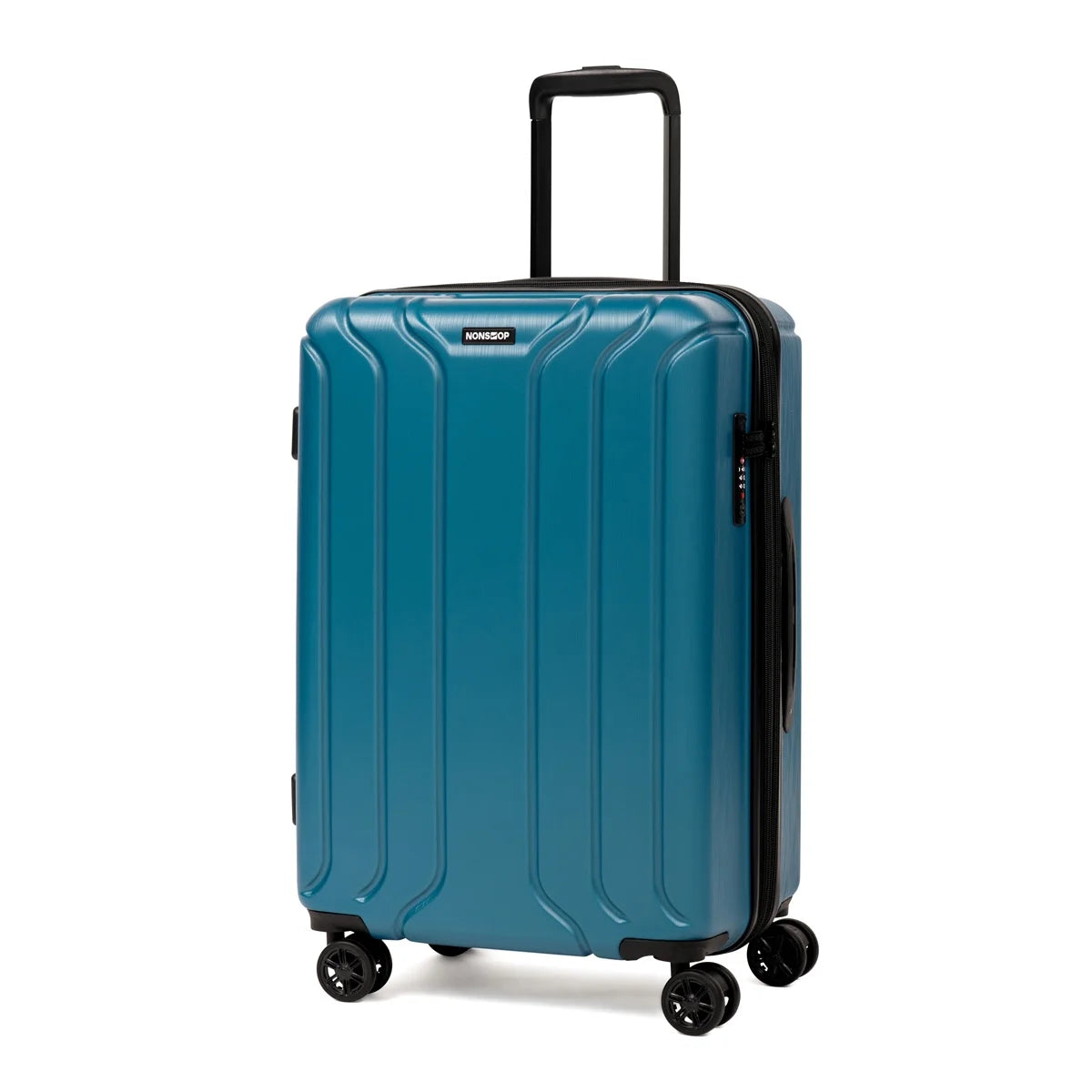 NEW YORK Luggage Expandable Spinner Wheels Hard Side Shell Travel Suitcase Set 3 Piece Lightweight, TSA Lock, Double USB Port + 2 Packing Cubes (Teal, 3-Piece Set (20/24/28))