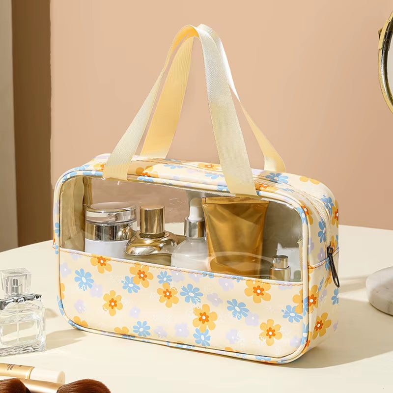 Transparent Toiletry Packaging Travel Cosmetic Bag Waterproof Travel Bag Toiletry Bags Portable Travel Business Beach Bags