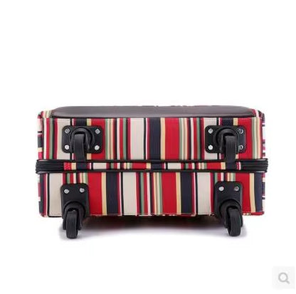 Women Carry on Hand Luggage Bag Trolley Bag with Wheels Rolling Luggage Bag Cabin Travel Bag Wheels Travel Luggage Suitcase