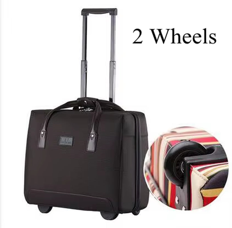 Women Carry on Hand Luggage Bag Trolley Bag with Wheels Rolling Luggage Bag Cabin Travel Bag Wheels Travel Luggage Suitcase